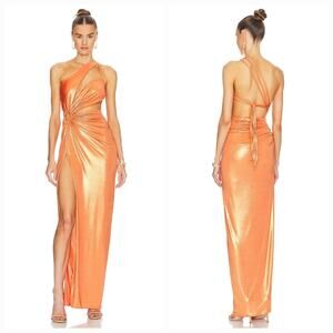 J.Angelique Mahala Dress in Metallic Orange Medium